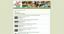 Desktop Screenshot of educare-aventura.com